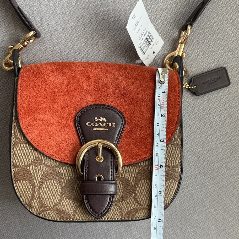 Coach. Kleo bag Signature Canvas Suede - Picture 6 of 14